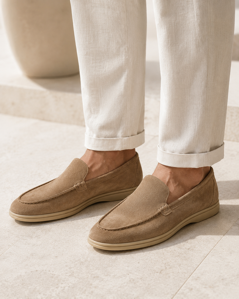 Suede Loafers