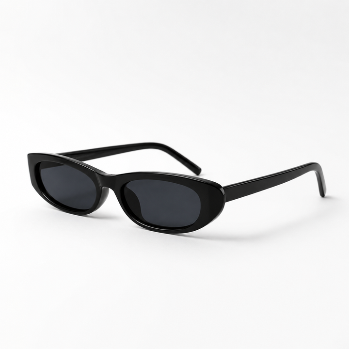 Classic Black Cat-Eye Sunglasses