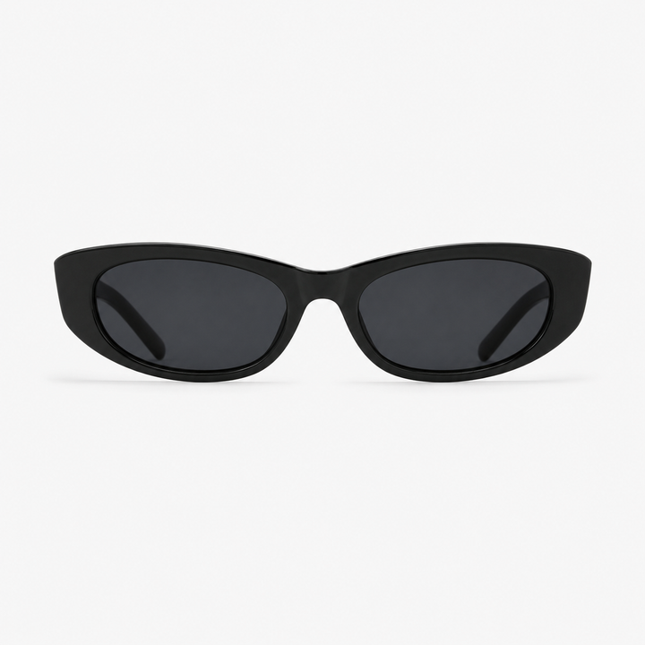 Classic Black Cat-Eye Sunglasses