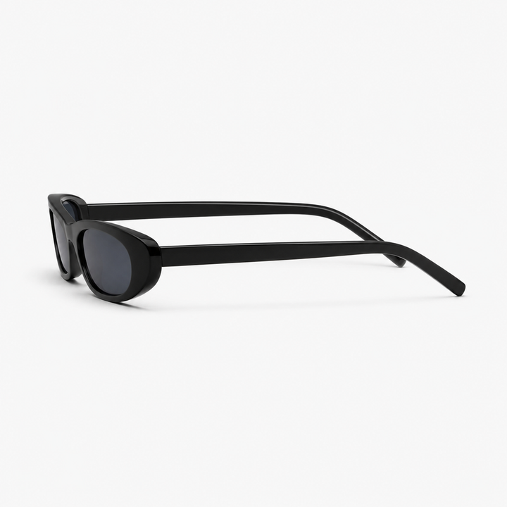 Classic Black Cat-Eye Sunglasses