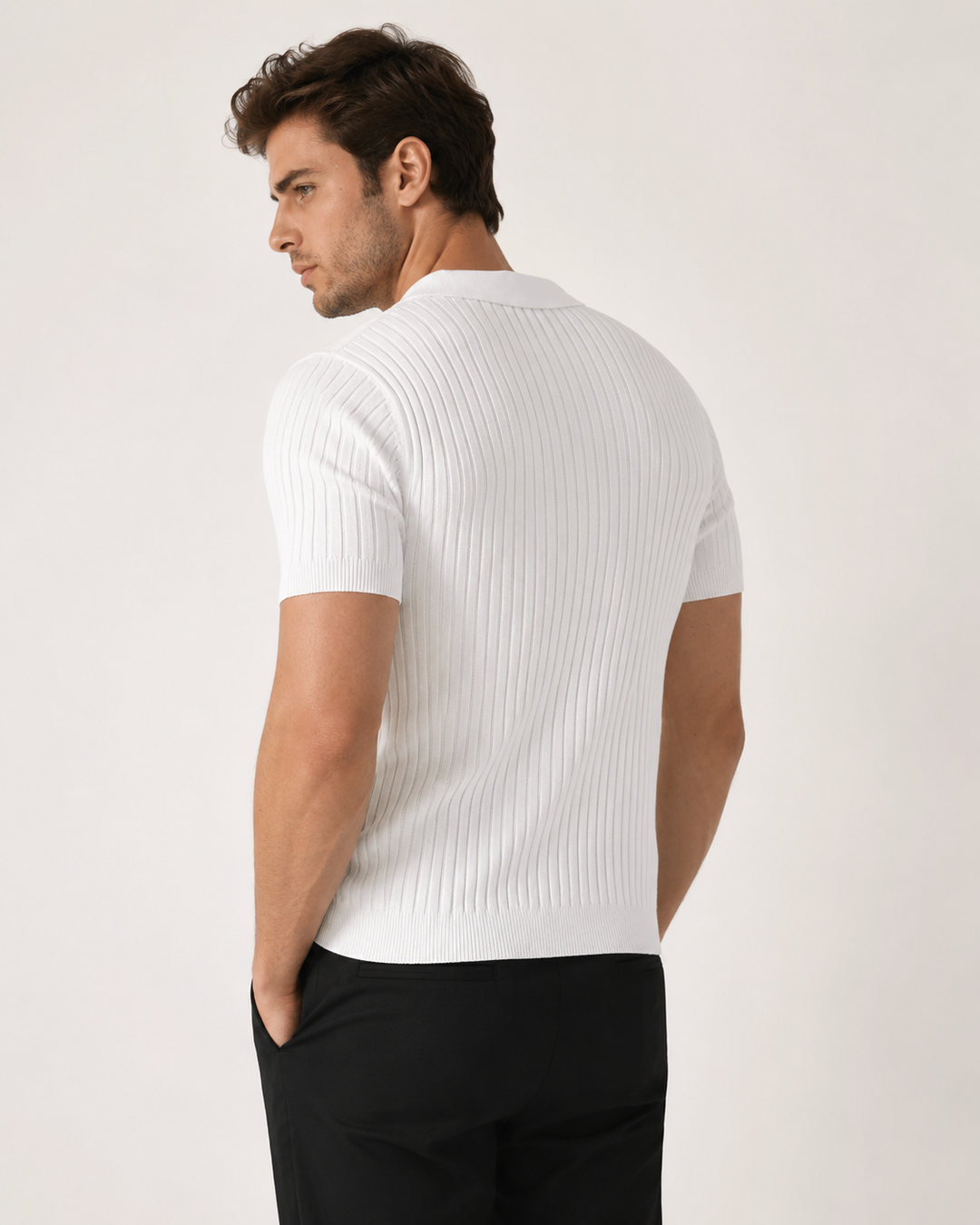Florence - Ribbed Cotton Polo