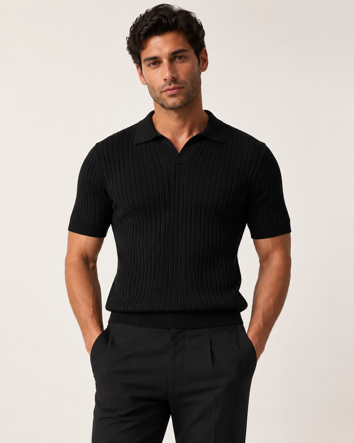 Florence - Ribbed Cotton Polo