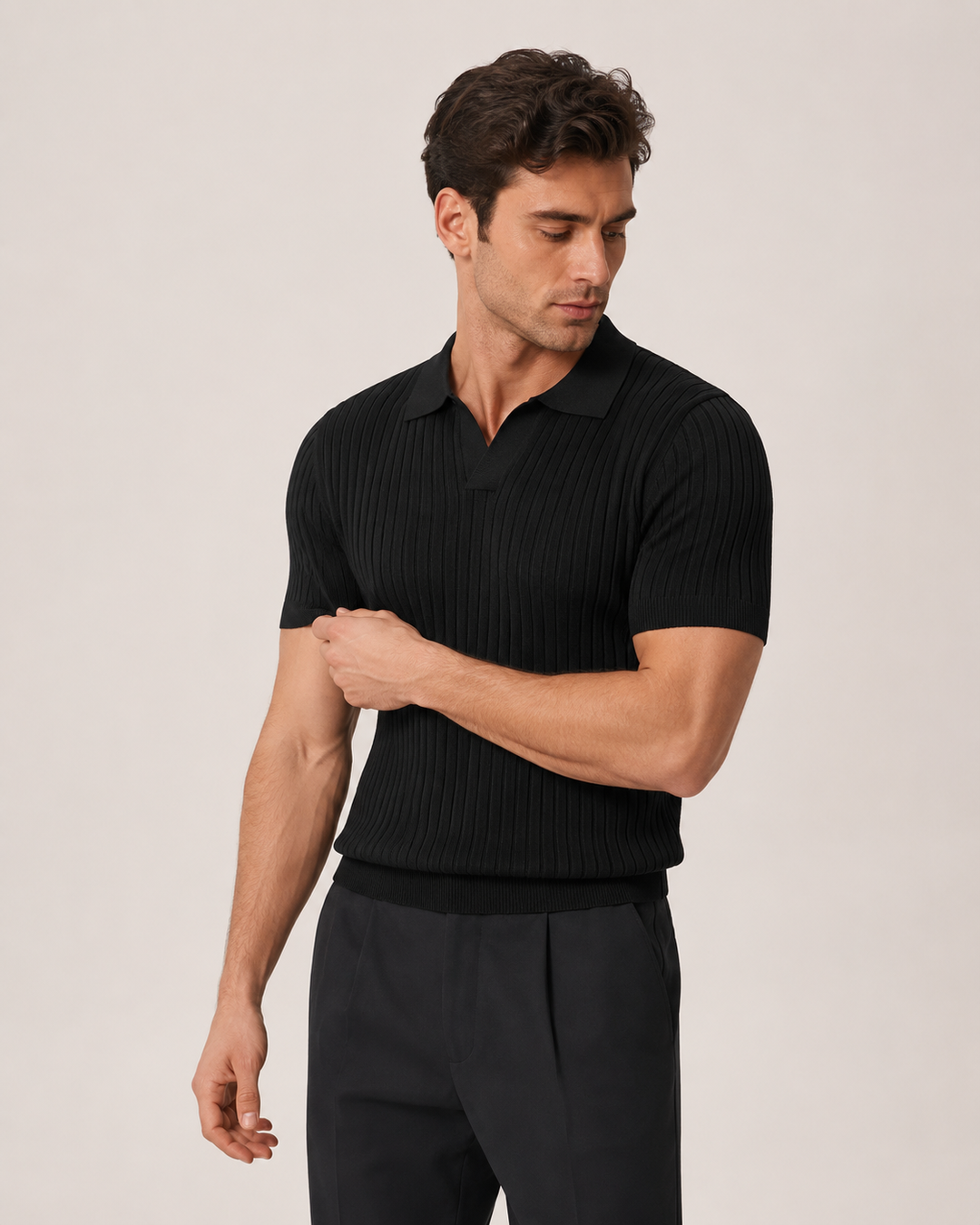Florence - Ribbed Cotton Polo