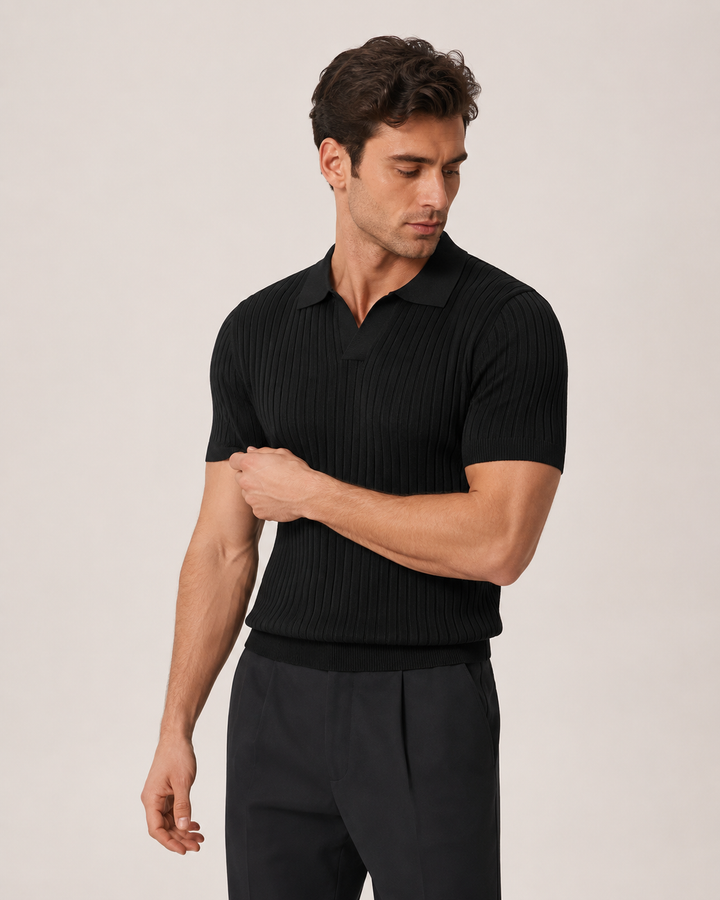 Florence - Ribbed Cotton Polo