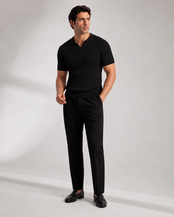 Florence - Ribbed Cotton Polo