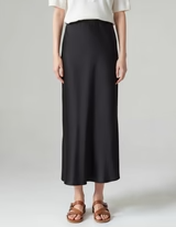 Old Money Silk Skirt