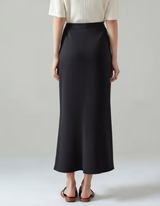 Old Money Silk Skirt
